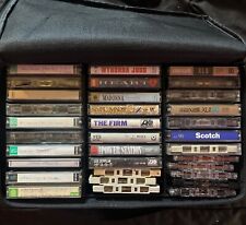Case Logic 60 Cassette Holder Dual Sides & Filled w/ Assorted Tapes FULL STOCKED picture