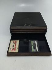 Vintage Cassette Tape Holder Storage Case 3 Drawer Holds 33 Cassettes Very Rare picture