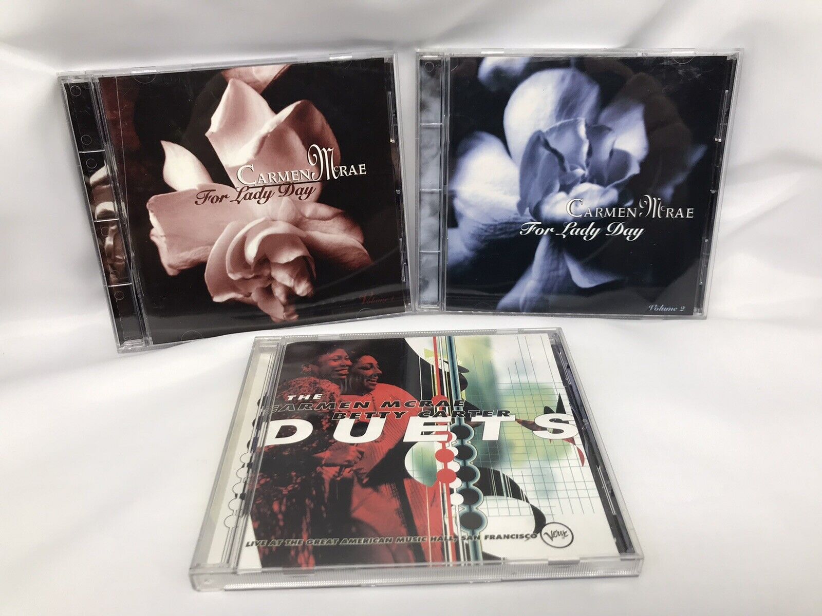 Carmen McRae 3 CDs : For Lady Day Volumes 1 & 2, Duets #NearMint#