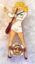 HARD ROCK CAFE ATLANTA SEXY BLONDE DENTAL GIRL TOOTHBRUSH GUITAR PIN # 42520 picture