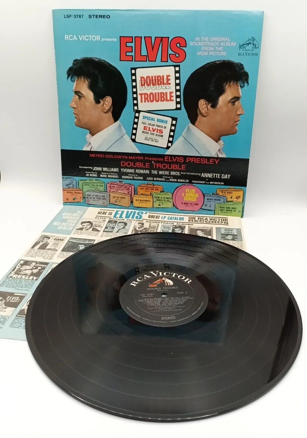 Elvis Presley RCA LSP-3787 Double Trouble LP H 5S/2S Original 1967 