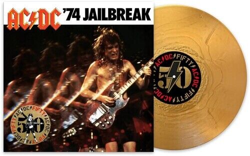 PRE-ORDER AC/DC - 74 Jailbreak 50th Anniversary Gold [New Vinyl LP] Colored Viny