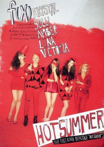 CD f(x) The First Album Repackage Hot Summer No Photocard Korea Press