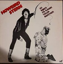 Howard Stern 50 Ways To Rank Your Mother Comedy Vinyl 1982 WRN 8201 C W/ Poster picture