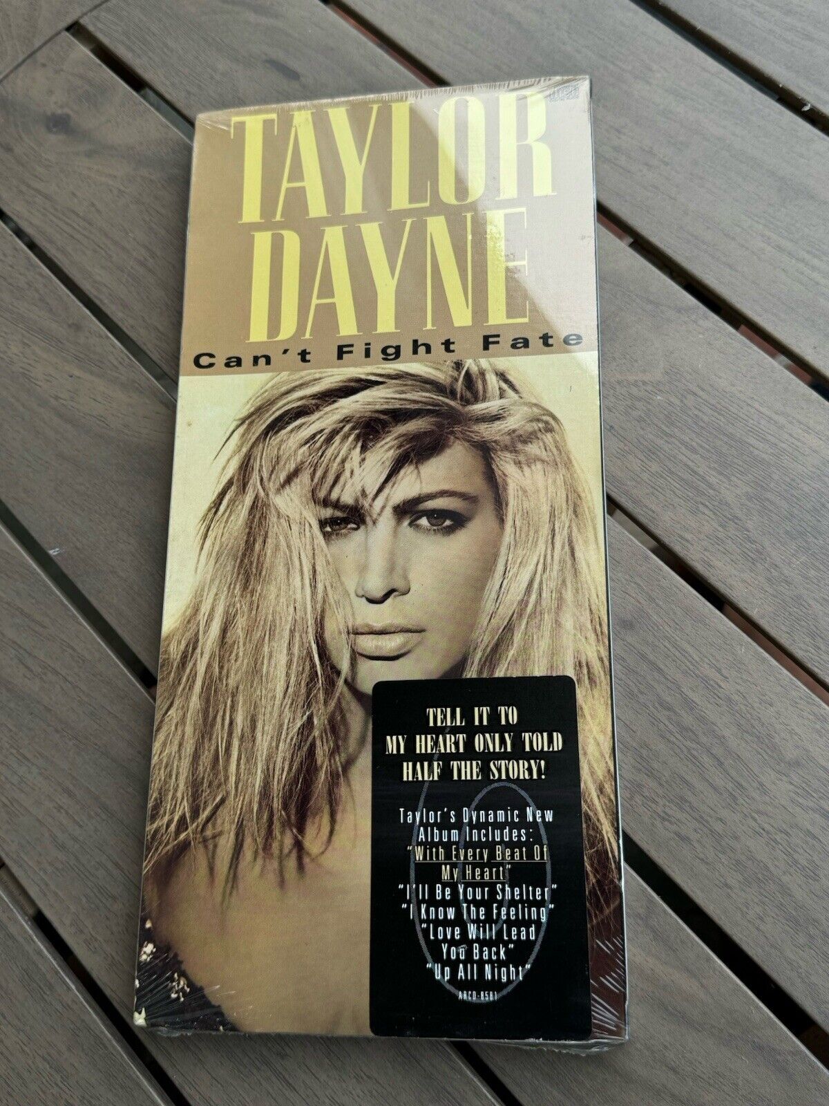 Taylor Dayne CAN\'T FIGHT FATE CD LONGBOX HYPE STICKER Brand New Factory Sealed