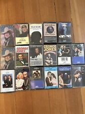 Lot Of 17 Country Music Cassette Tapes George Jones Willie  picture