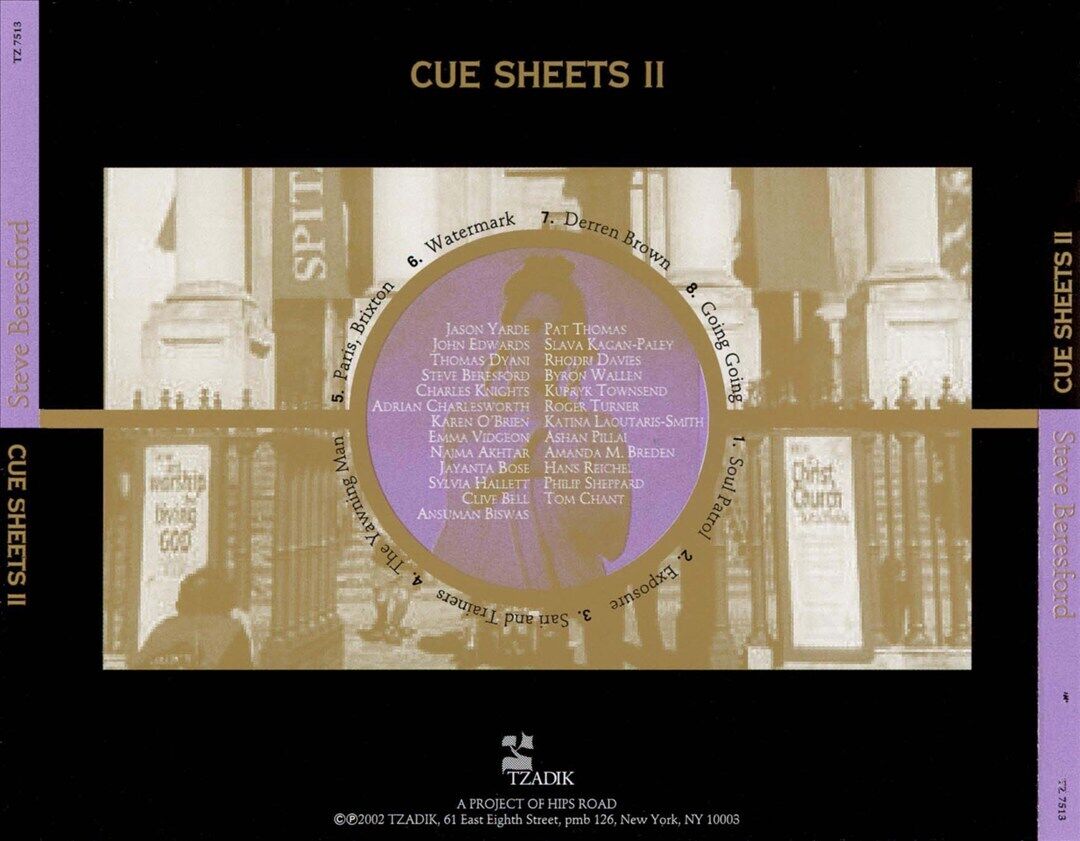 STEVE BERESFORD (INSTRUMENTALIST) - STEVE BEREFORD: CUE SHEETS II NEW CD
