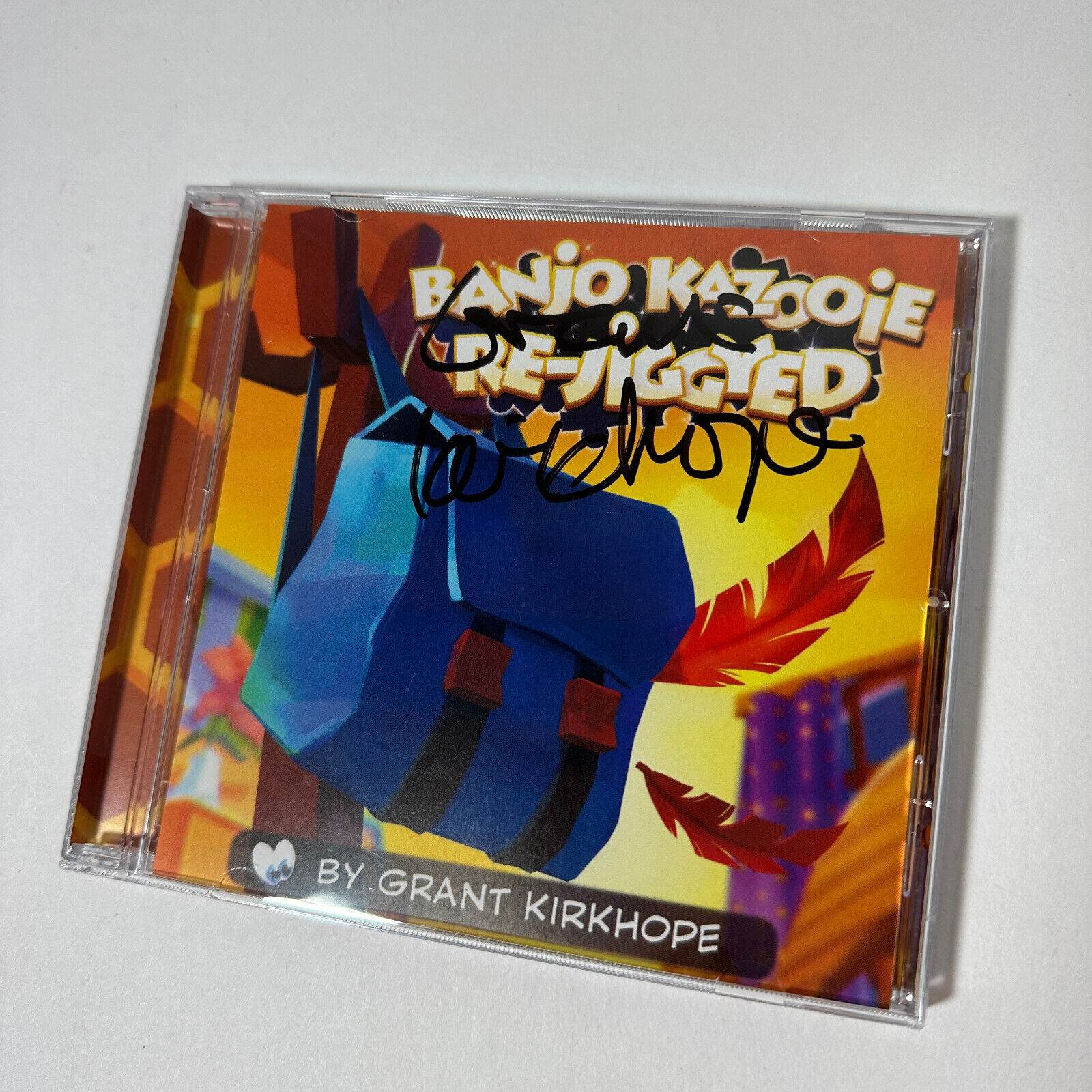 Banjo Kazooie Re-Jiggyed Limited Edition CD --- SIGNED by Grant Kirkhope