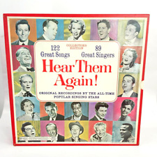 Hear Them Again 122Great Songs 89 Great Singers Collector Edition Box Original picture