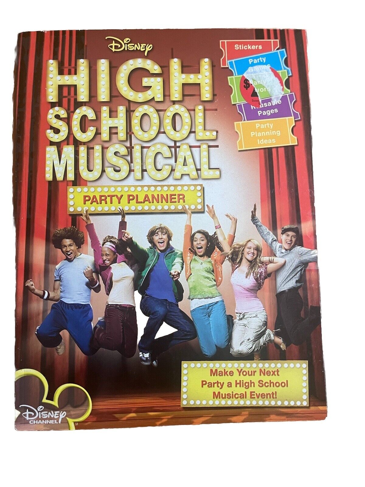 Vtg High School Musical Party Planner Activity Book