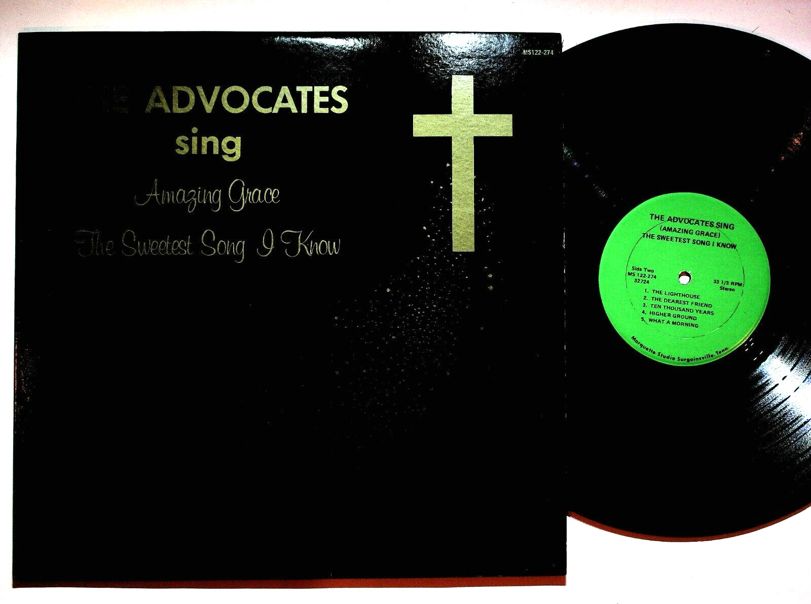 Kingsport TN Advocates Amazing Grace Southern Gospel Christian Vinyl LP Record