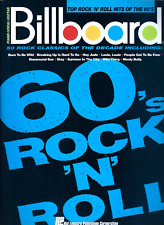 Billboard 60's Rock 'N' Roll Piano Vocal Guitar 50 Rock Hits Sheet Music Book picture