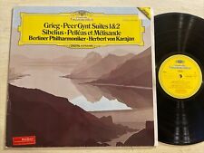 Karajan / Grieg Peer Gynt/ Sibelius LP DG Digital Stereo West Germany 1983 M- picture