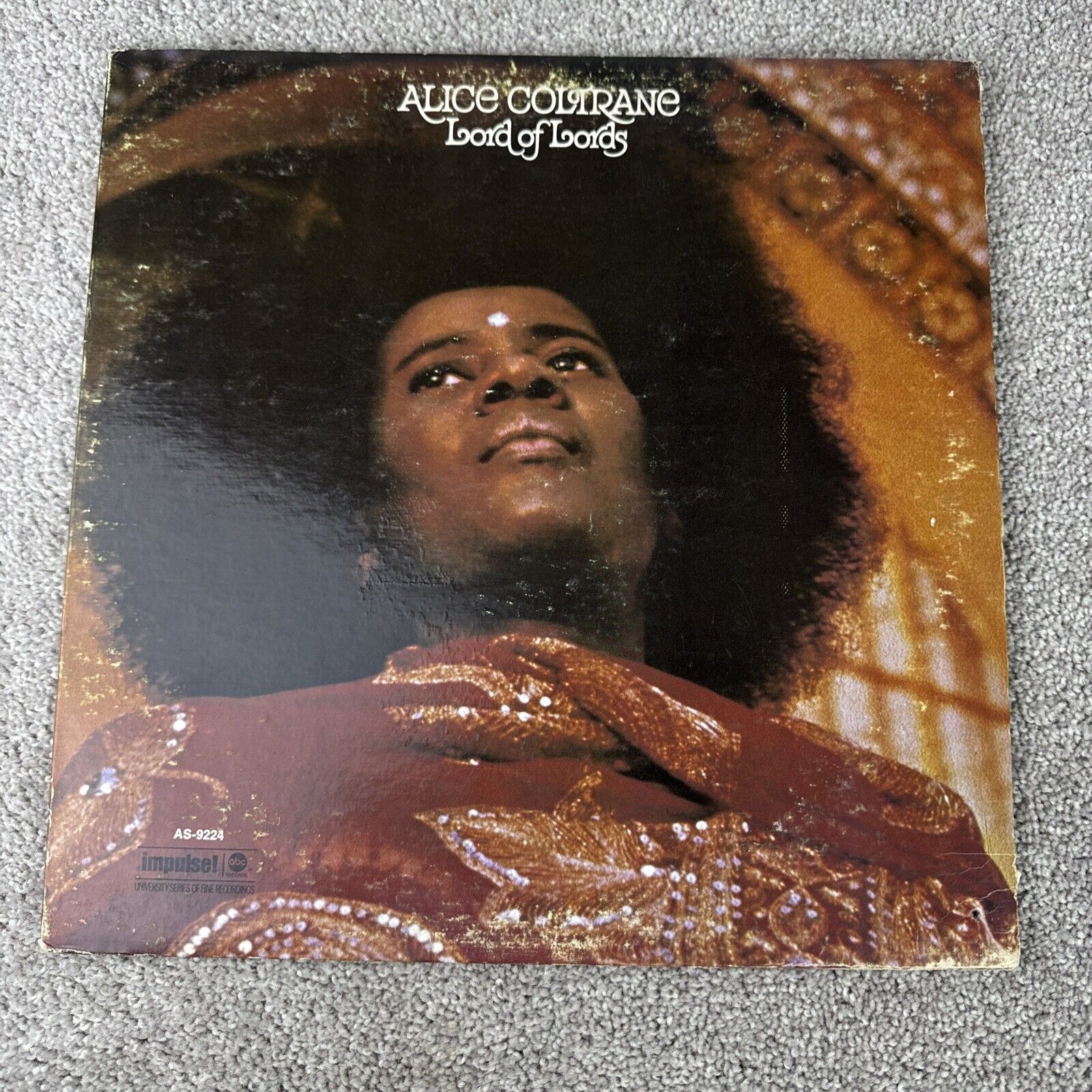 ALICE COLTRANE Lord Of Lords LP IMPULSE AS-9224 US 1972 JAZZ Charlie Haden