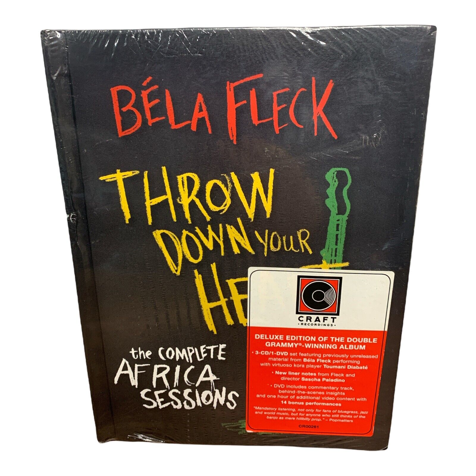Bela Fleck Banjo Deluxe  ED  Throw Down Your Heart Africa Sealed CD DVD BONUS
