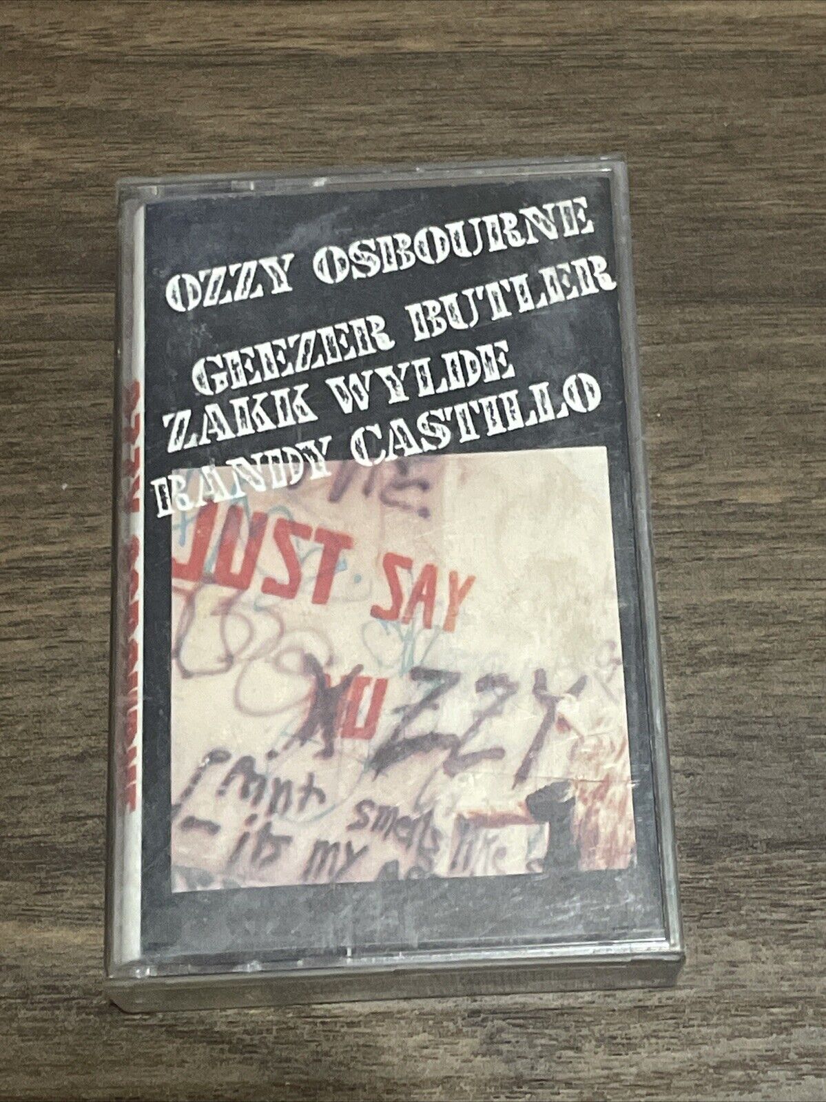 Just Say Ozzy by Ozzy Osbourne (Cassette, Feb-1990, Epic) Hard Rock Tape