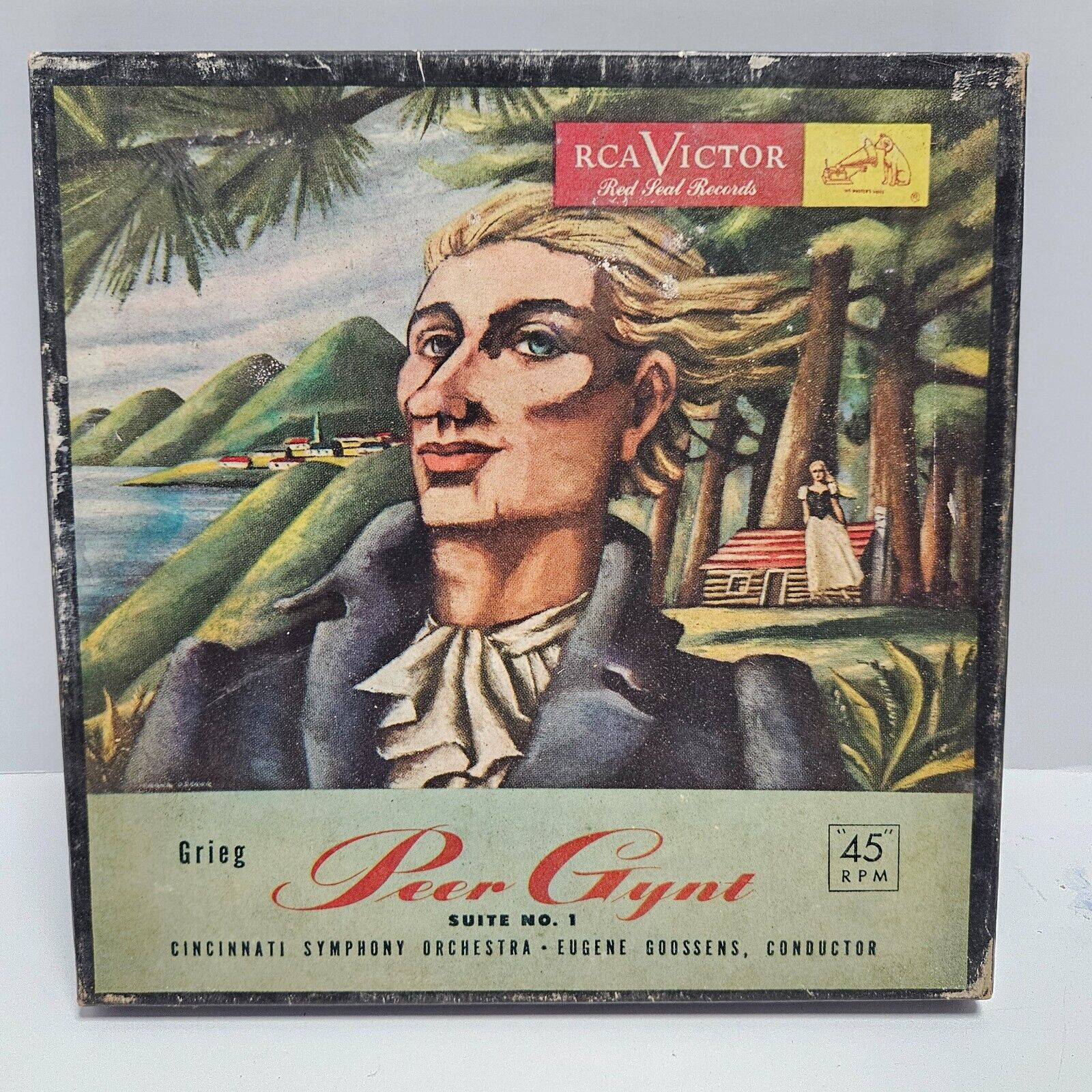 Grieg Peer Gynt Suite No 1 Cincinnati Symphony Eugene Goossend Vinyl 45 Box Set