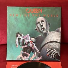 Queen News of the World Original 1977 Elektra 6E-112 Gatefold Vinyl Record VG+ picture