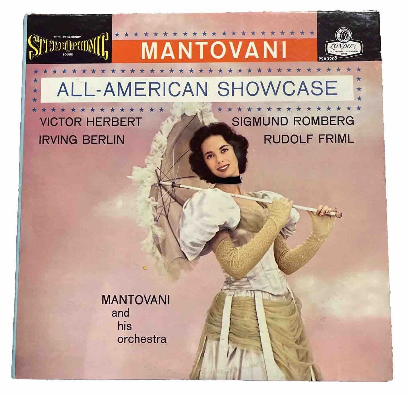 Mantovani All American Showcase Original Stereo London 2xLP Imported Record 1959