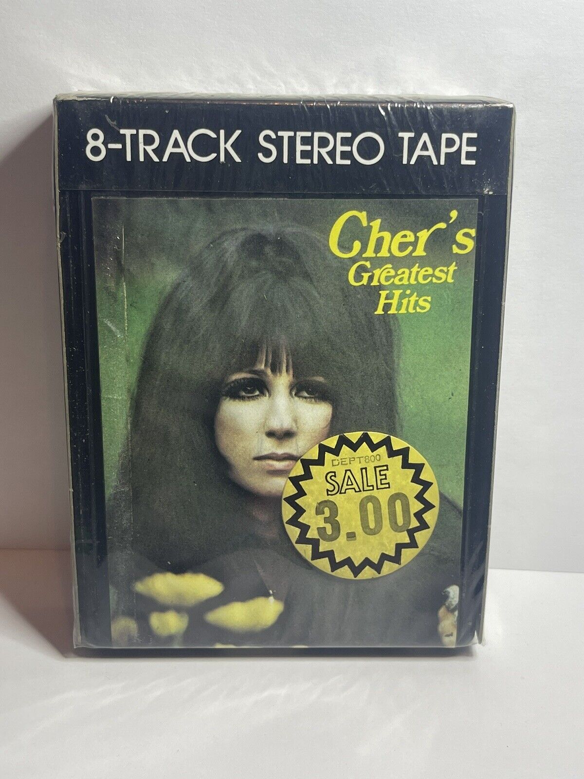 CHER GREATEST HITS ~ ULTRA RARE VINTAGE 8-TRACK TAPE CARTRIDGE BRAND NEW SEALED