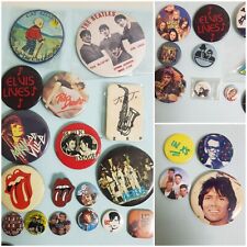 Vintage Collectable Pinback Button Theme  Music/Bands picture