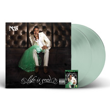 Nas - Life Is Good Vinyl Coke Bottle Clear 2LP LE 1000 W/Trading Card Preorder picture