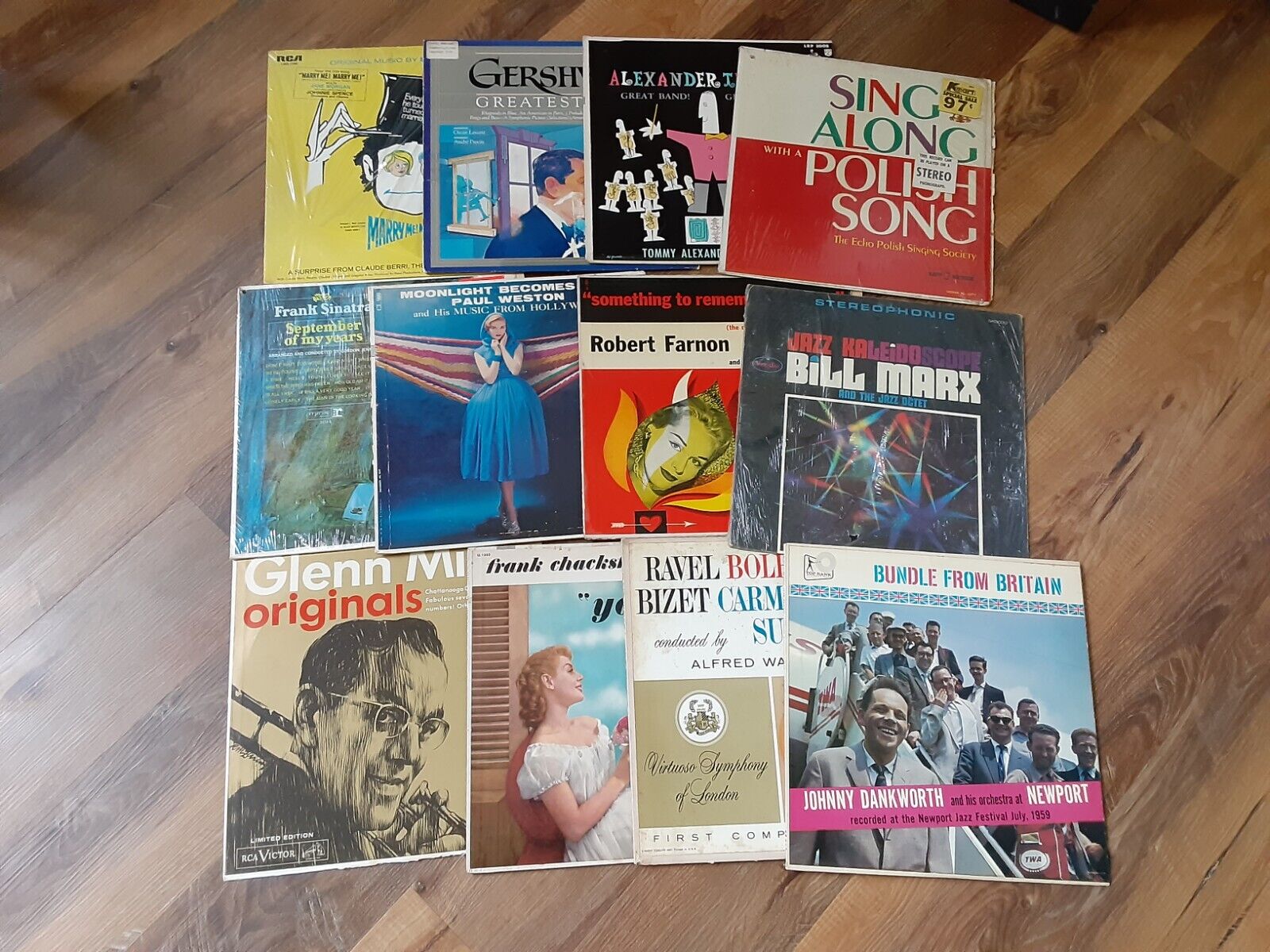 Lot of 12 Vintage Records 12\