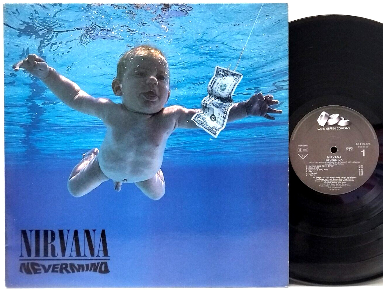 Nirvana - Nevermind LP 1991 EU ORIG Geffine Pearl Jam HOLE Soundgarden Mudhoney
