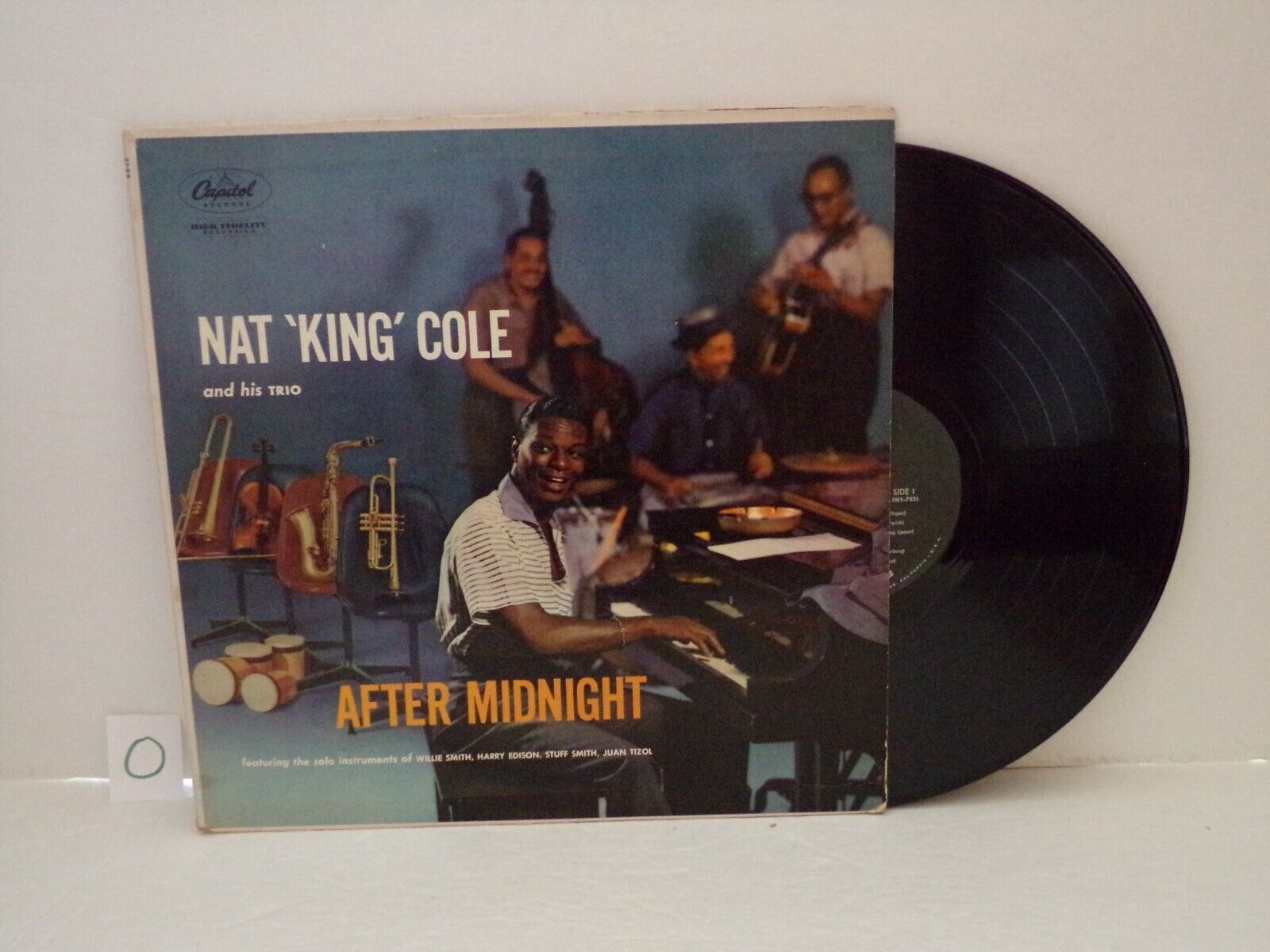 Nat King Cole And His Trio After Midnight 33 RPM Vinyl Album 1956