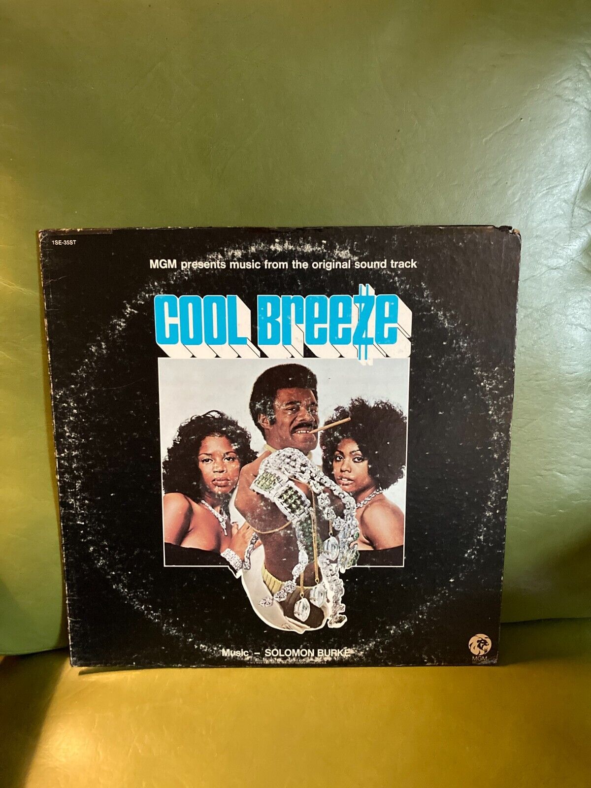 SOLOMON BURKE: Cool Breeze Soundtrack LP Vinyl MGM Records Soul Funk VG