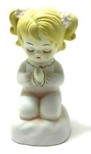 Vintage Lefton Praying Girl  Wind Up Music  What the World Needs Now  6.5