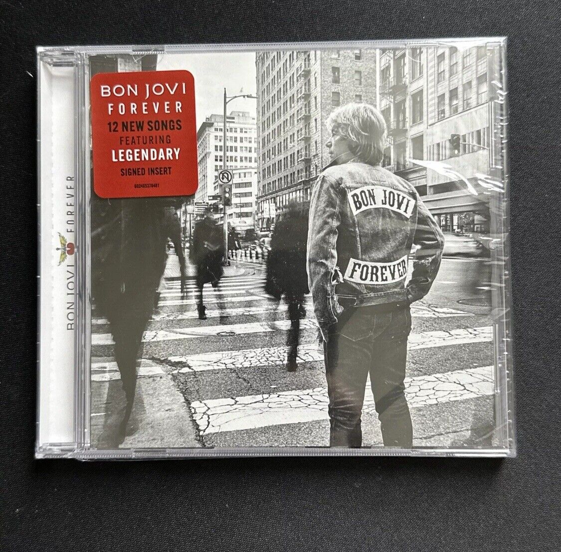 Bon Jovi Forever Signed CD Album (2024) Brand New & Sealed SIGNED INSERT 