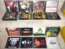 16 CD lot vintage Guns Roses Iron Maiden Kiss Ozzy Poison Wasp Alice Cooper  picture