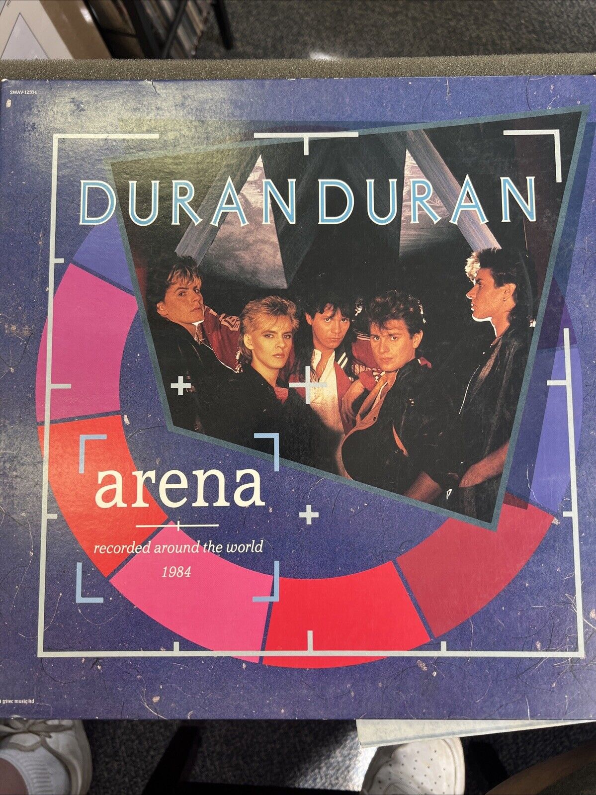 1984 DURAN DURAN “Arena” Recorded Around the World LIVE LP SWAV12374