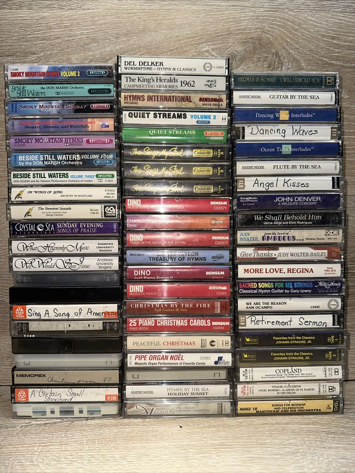 Bulk Mixed Lot 62 Cassette Tapes Music Classic Rock Jazz Gospel Singles Albums