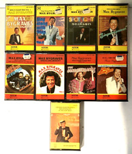 Max Bygraves Assorted Bulk Mixed Lot of Cassette Tapes x 9 Good Condition picture