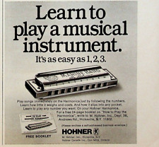 1977 Harmonica Hohner Inc. Vintage Print Ad Free Booklet Hicksville New York NY picture