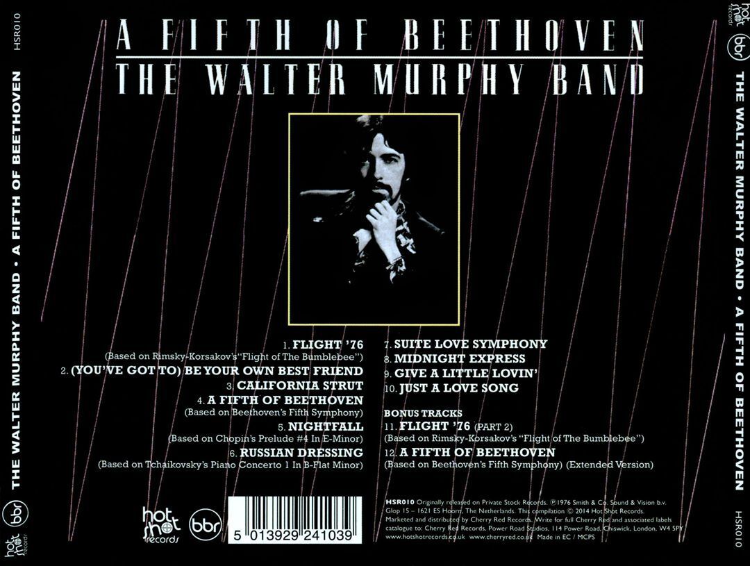 WALTER MURPHY - A FIFTH OF BEETHOVEN NEW CD