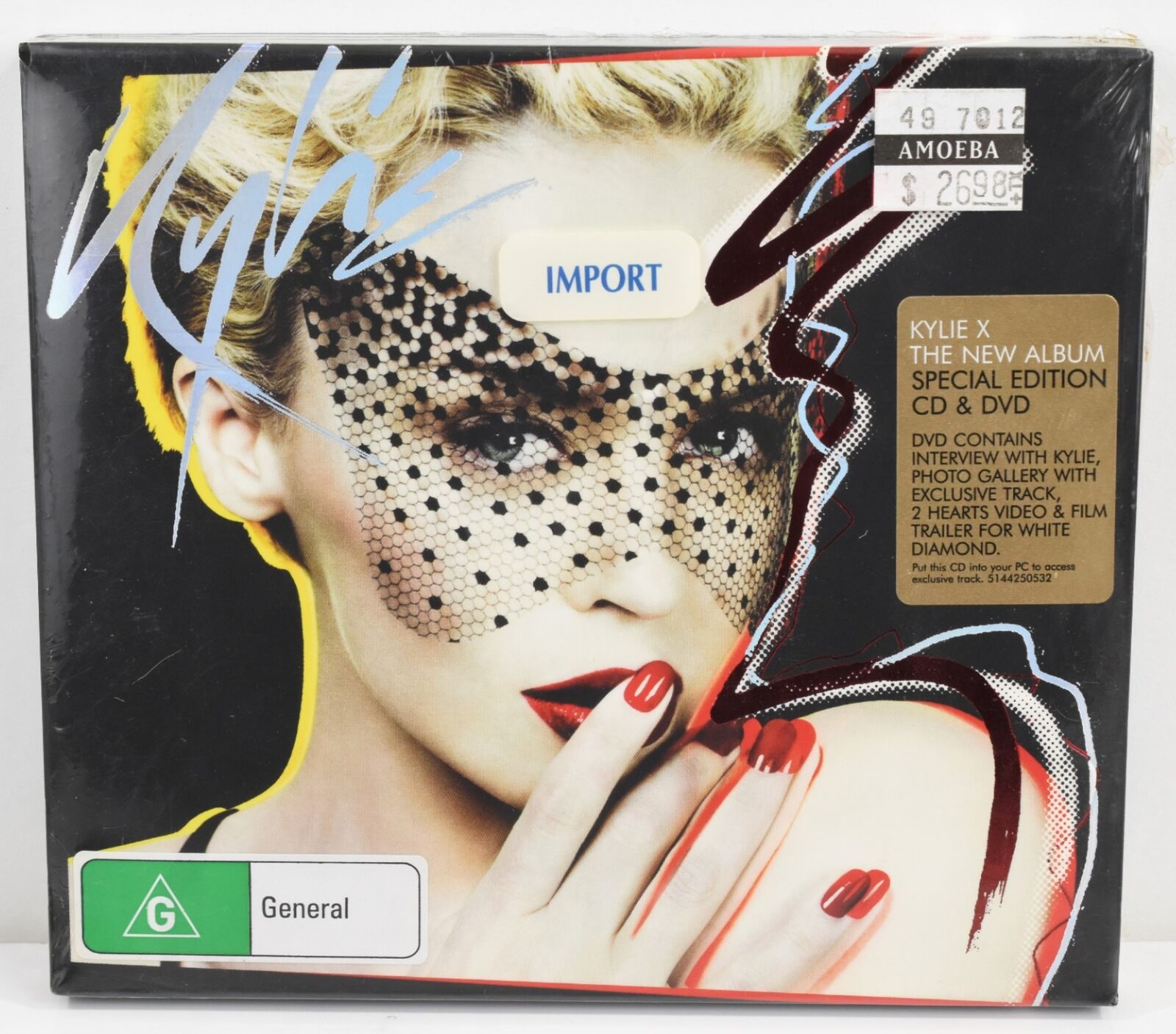 X by Kylie Minogue (CD, Australia Import/PAL, 2007) Special Edition Sealed
