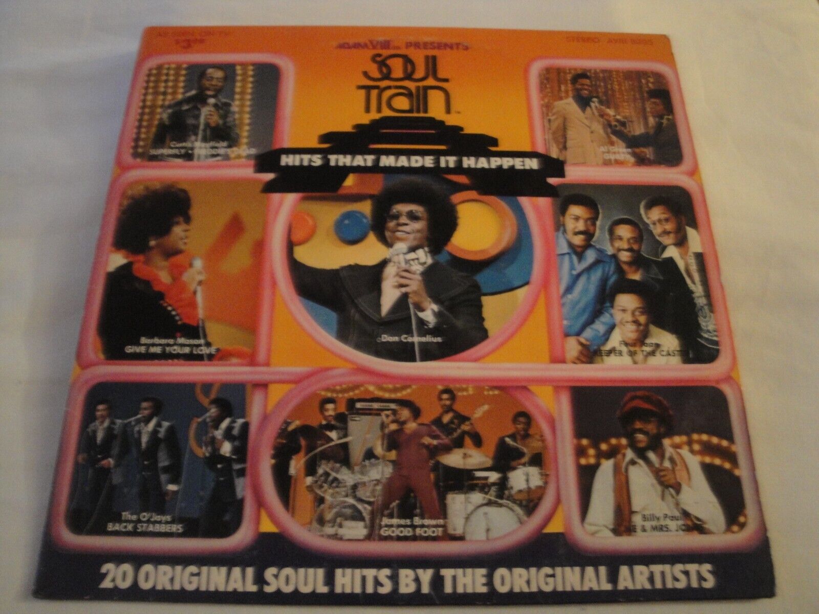Soul Train Hits That Made It Happen Vinyl Record LP Album 1973 ADAM VIII