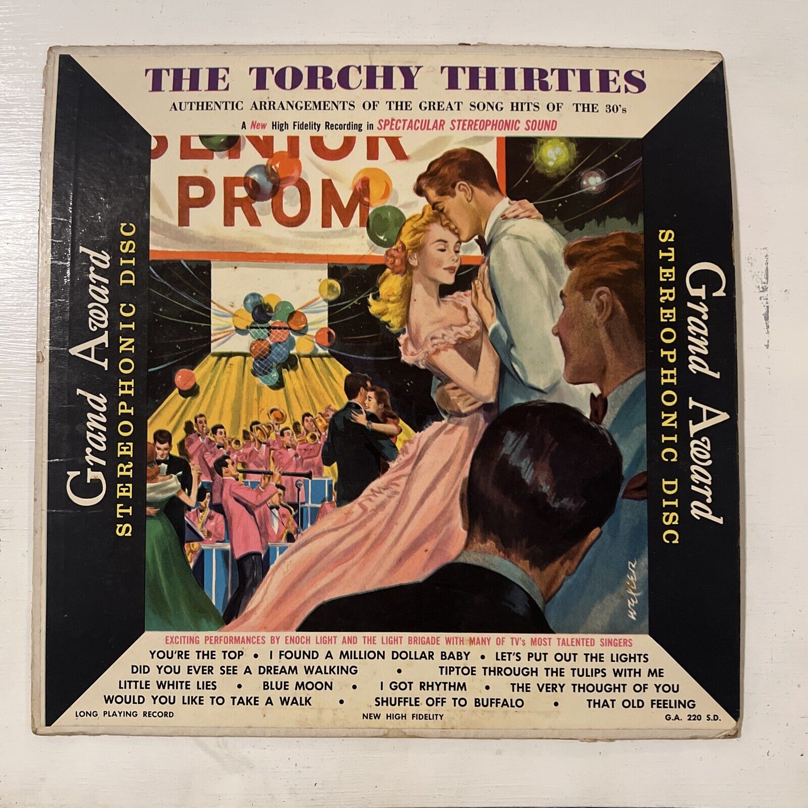 The Torchy Thirties by Enoch Light (Vinyl LP Grand Award GA-220-SD) VG/VG