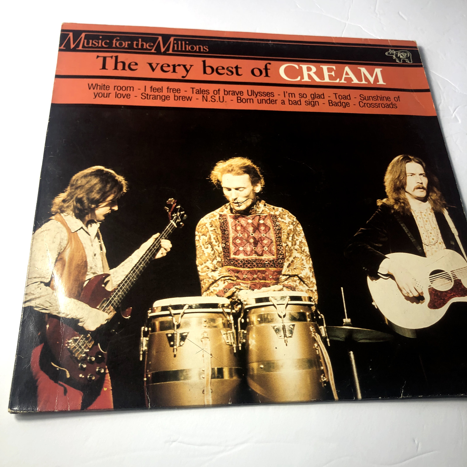 Cream The Best of Cream, RSO Records 817 172-1, VG+