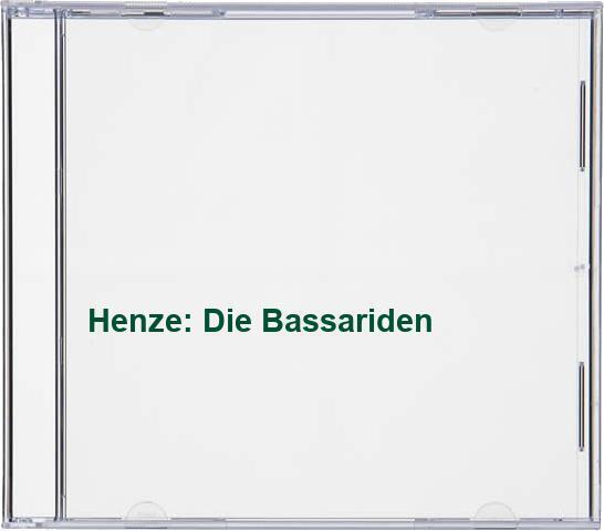 Henze: Die Bassariden -  CD WUVG The Cheap Fast Free Post
