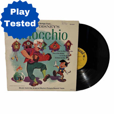 Vintage 1963 Walt Disney's Pinocchio LP Sound Track Vinyl Record DQ-1202MO picture