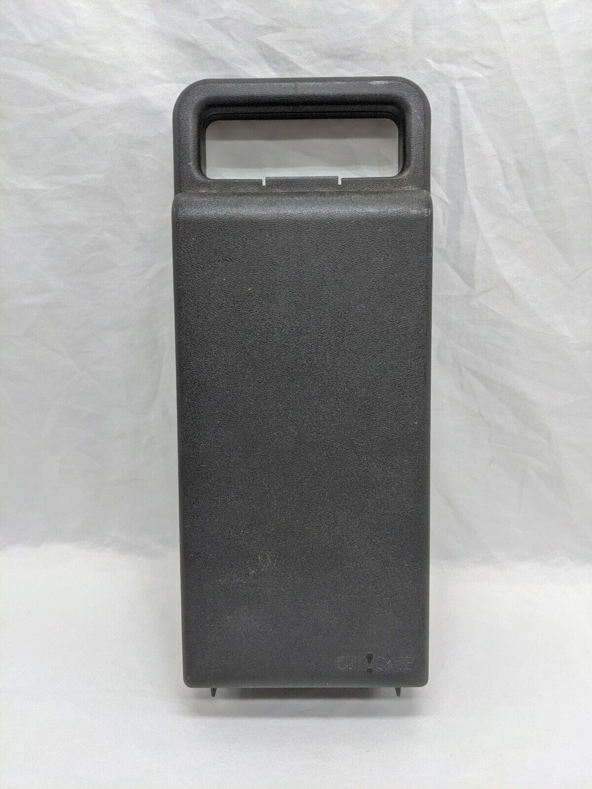 Vintage 1990s Black Clik Case 10 Casette Storage Container 4 1/2\