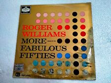 Roger Williams  More Songs Of The Fabulous Fifties   RARE LP RECORD  INDIA Ex  picture