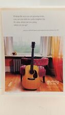 MARTIN HD-28V GUITAR - WHERE ARE YOU GOING LYRICS 2001  - 10X8 - PRINT AD  a2 picture