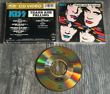 KISS CDV CD Video Tears Are Falling Japan USA Asylum Vintage Kiss Carr Kulick picture