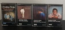 CHARLEY PRIDE Lot of 4 Cassette Tapes- Burgers and Fries, Someone Loves - Tested picture