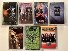 Vintage 80-90’s Cassettes Lot Of 7 Krokus, Slaughter, Kingdom Come Tested✔️ picture
